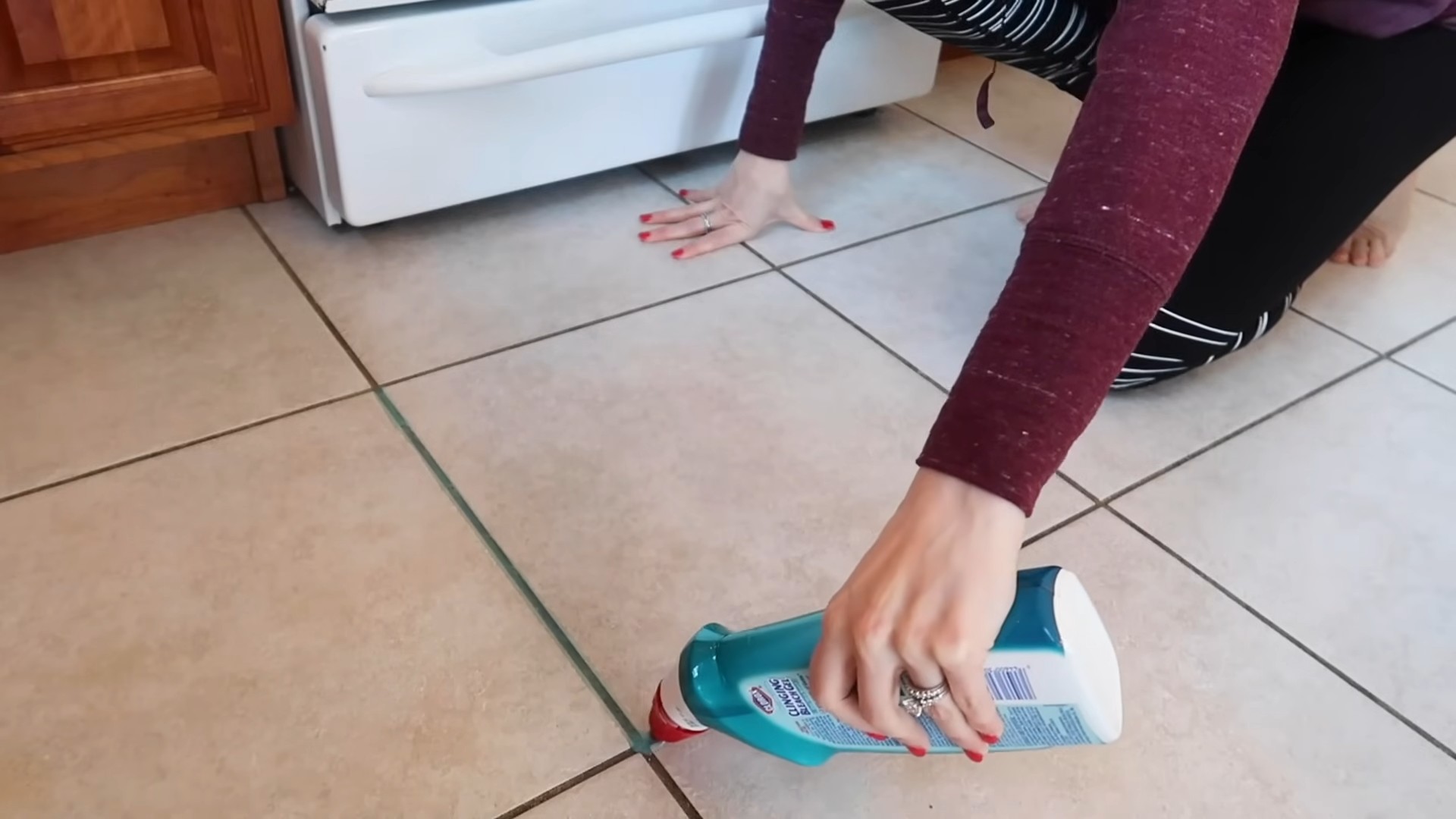 Clorox grout cleaning DIY