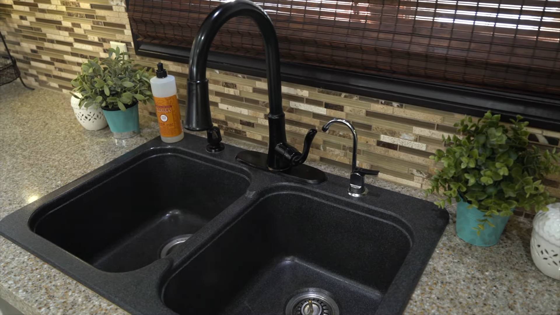 Olive oil cleaning stainless granite