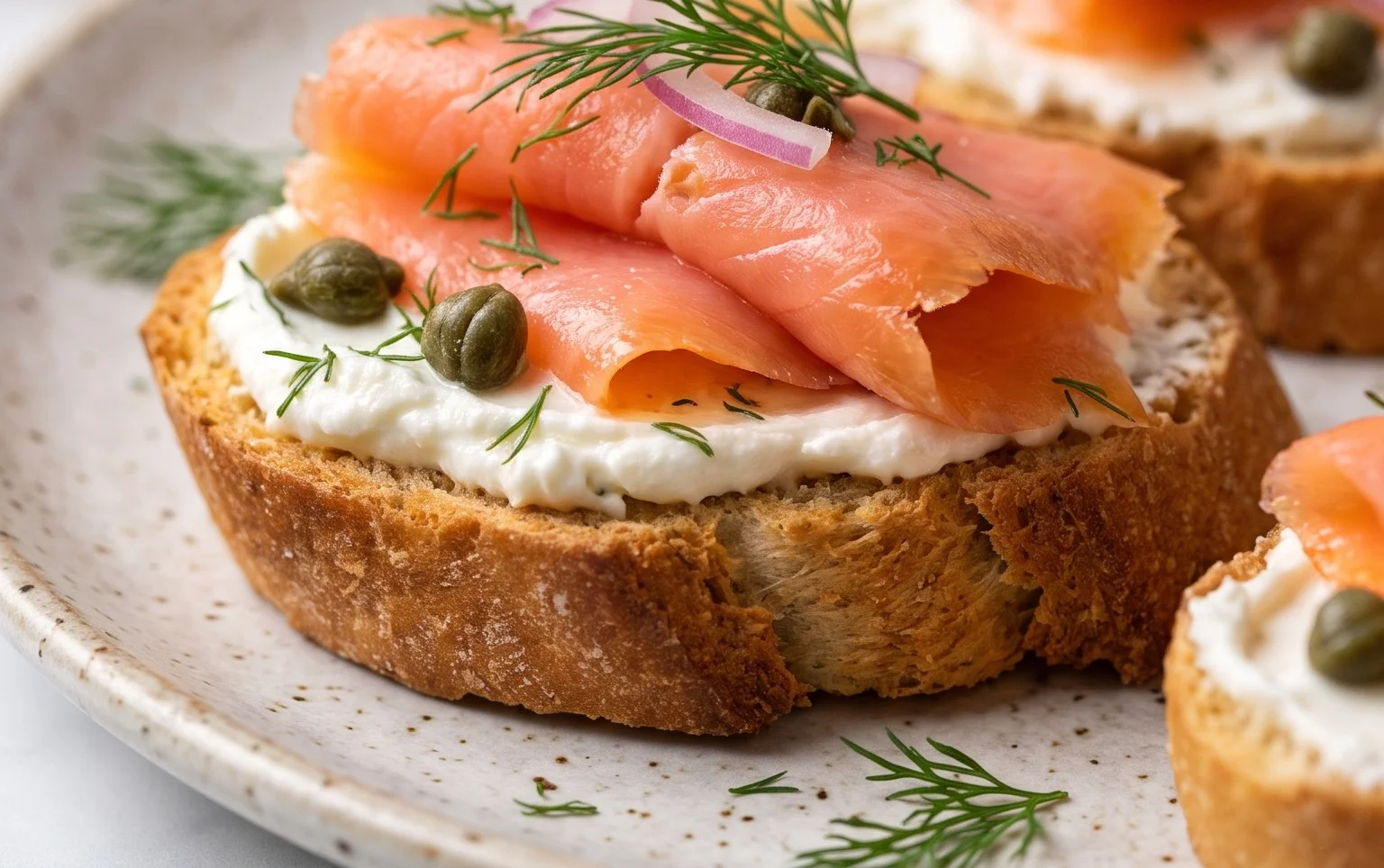 Smoked Salmon Crostini